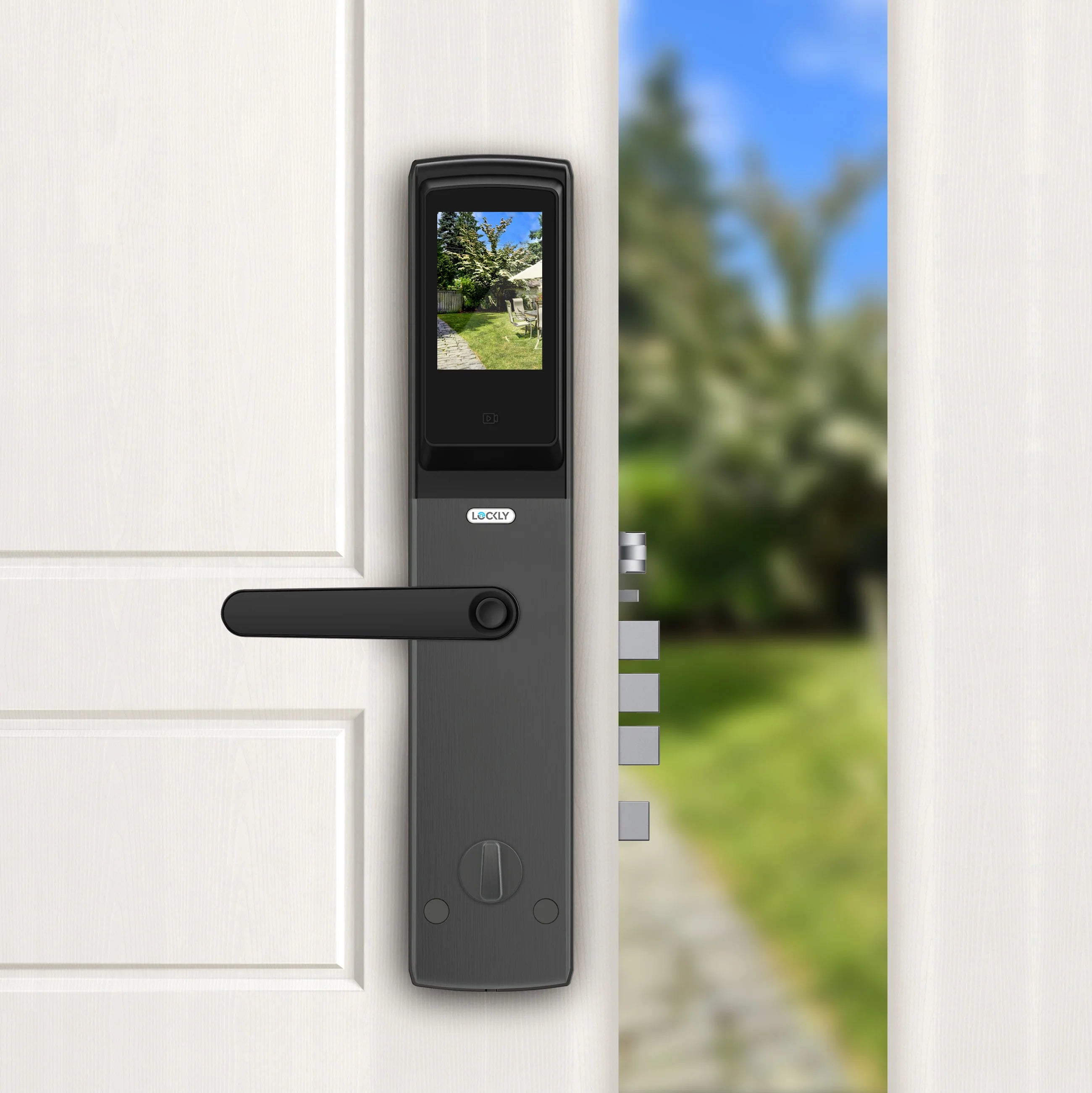 Lockly Vision Lux Pro Video Doorbell Smart Lock (SG) with LED display